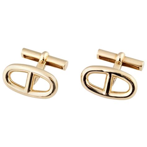 cufflink hermes|authentic hermes cufflinks.